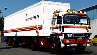 MagirusDeutz Transeuropa  ETS2 Mods  Euro Truck Simulator 2 Gameplay [upl. by Eniretak]