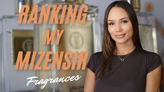 My FAVORITE Mizensir Perfumes Ranked [upl. by Boj]