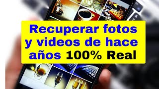 Como Recuperar Fotos y Videos Eliminados de la Papelera del Celular [upl. by Auhoj605]