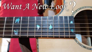 Guitar Fretboard Inlay Stickers  Give Your Favorite Guitar A New Beautiful and Inexpensive Look [upl. by Lorna520]