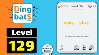 Dingbats Level 129 sgEg gEsg Walkthrough [upl. by Eramal]