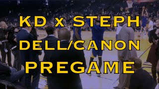 KD Durant breaks news of Nipsey Hussle tragedy to Steph Curry more Canon pregame WarriorsHornets [upl. by Bronny]