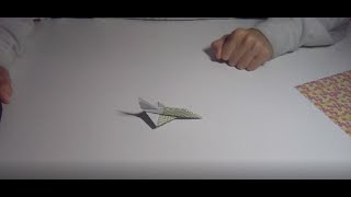 Folding Paper Airplane  How to Fold XFighter [upl. by Yrelbmik]