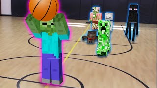 Monster School Top 5 Minecraft Animations  Soccer  Farming  Basketball  Racing  Baseball [upl. by Newmark116]