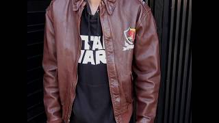 Vintage AVIREX Type A2 LOBO II Fox Leather Air Group Military Flight Bomber Jacket  JLMSTORECOM [upl. by Franni266]