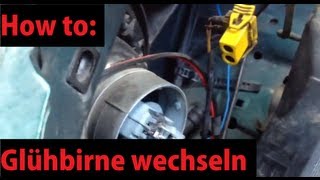 Abblendlicht wechseln  BMW E30 Abblendlicht wechseln how to [upl. by Ayle948]