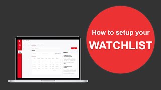 How to setup your watchlist [upl. by Skipper]