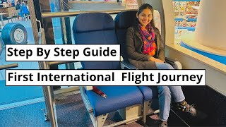 First Time International Flight Journey Tips How To Travel In Flight First Time  Tips In Hindi [upl. by Soule]