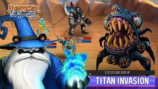 Monster Legends Breaking NEWS The Titan Invasion [upl. by Ayenet123]