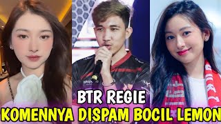 BTR REGIE DISPAM RRQ LEMON ISI KOMENTARNYA😂⁉️ [upl. by Arytal978]