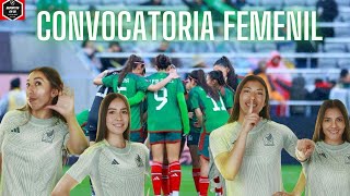 🚨CONVOCATORIA DEL TRI FEMENIL PARA LOS PRÓXIMOS AMISTOSOS [upl. by Lally627]