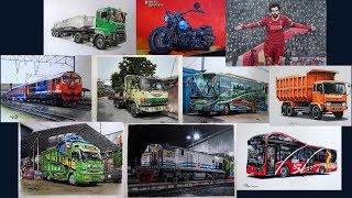 TOP 10 Gambar Realis Terbaik Super Detail Dari tahun 2018 dari DADING TIMUR dadingtimur [upl. by Ociredef]