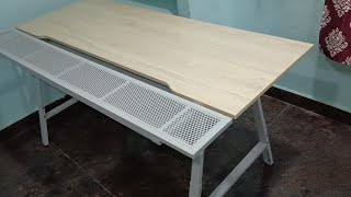 Utespelare gaming desk ash effectgrey [upl. by Neelhtac]