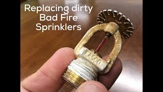 Replacing Loaded Fire Sprinklers in a Condominium [upl. by Clotilda]