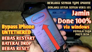 Cara Bypass ios untethered jamin berhasil 100 iPhone 4 4s 5 5s 6 6s plus 7 7s plus 8 xs 11 pro max [upl. by Akiem109]