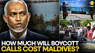 IndiaMaldives row How much Maldives stands to lose amid boycott calls from India  WION Originals [upl. by Jed]