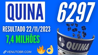 🍀 Resultado Quina 6297 [upl. by Malha]