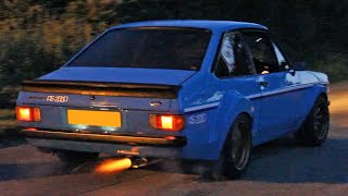 Ford Escort Mk2 Compilation  Leaving Car Meets [upl. by Tufts7]