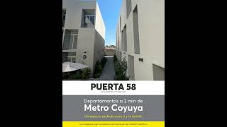 Quierocasa Puerta 58 venta departamentos en CDMX bienesraices inmobiliaria ventadepartamentos [upl. by Cam914]