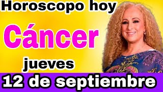 horoscopo de hoy Cáncer  Horóscopo Diario  Cáncer  12 de septiembre de 2024 [upl. by Llerrom367]