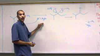 Organic Mechanism Ester to Tertiary Alcohol 005 [upl. by Akered]