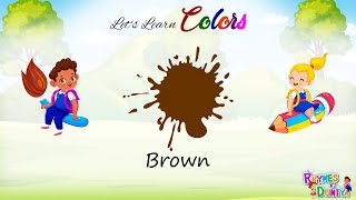 Learn Colors Name In English  Color Videos For Kids  Learn to write colors name for Kids [upl. by Ahseid]