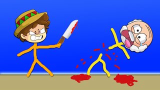 ¡SILVIOGAMER ASESINA A PANCRACIO 😱 MOMENTOS DIVERTIDOS EN STICK FIGHT [upl. by Nifares]