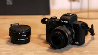 Review Canon EOS M50 Mirrorless Camera [upl. by Jansen342]