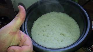 How to cook rice with Russell Hobbs 19750 Rice Cooker and Steamer 18 L  Silver DIY [upl. by Norod24]