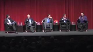 Atheists Christopher Hitchens and Sam Harris debate Two Jewish Rabbis [upl. by Ytirahs710]