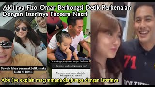 Akhirya Fizo Omar Berkongsi Detik Perkenalan Dengan Isterinya Fazeera Nazri [upl. by Ettelocin]