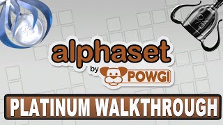 Alphaset by POWGI Platinum Walkthrough  PS4 amp Vita Crossbuy  Easy Platinum [upl. by Arded]