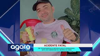 MOTOCICLISTA MORRE EM TOCANTINOPOLIS [upl. by Nagn]