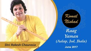 Raag Yaman Aalap  Shri Rakesh Chaurasia  Bansuri  Flute  Part 15 [upl. by Laure]