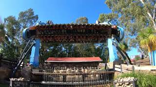 Miners Revenge 4K at Gold Reef City Theme Park [upl. by Yerhcaz]