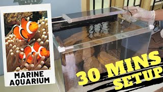 Marine Aquarium  Home Delivery  VGP Marine Kingdom  Setting up Salt water Fish Tank [upl. by Arnoldo]