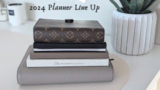 2024 Planner amp Notebook Line Up  Plus Content Planner Flip Through [upl. by Ytrebil]