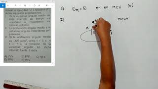 MOVIMIENTO CIRCUNFERENCIAL MCU Y MCUV  CEPREUNI  Problema 15 [upl. by Aserej]