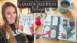 Garden Journal Setup  Garden Journal Ideas amp Organization  Garden Journaling [upl. by Jemy572]