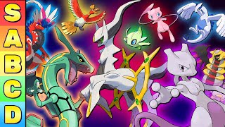 Every LEGENDARY Pokémon Weakest to Most Powerful TIER LIST [upl. by Hiro]