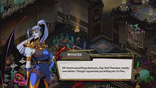 Zagreus tells Megaera about him and Thanatos  Hades [upl. by Ienttirb976]