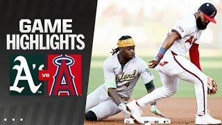 As vs Angels Game Highlights 72524  MLB Highlights [upl. by Drida]