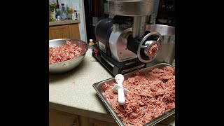 CABELA CARNIVORE 12 HP MEAT GRINDER REVIEW [upl. by Ragan]