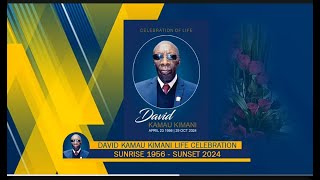 DAVID KAMAU KIMANI LIFE CELEBRATION 1956  2024 [upl. by Aihsenyt]