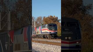 Amtrak 160 Pepsi Can rolls 8 past Roundout [upl. by Ynehteb664]