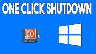 How to Add a shutdown button to your Desktop in Windows 10 [upl. by Gerhard]