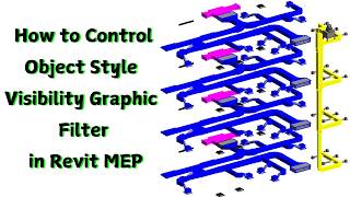 How to Control Object Style  Visibility Graphic  Filter in Revit MEP  revitmep mep revit [upl. by Schaab88]