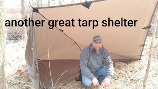 tarp shelter with floor fully enclosed or have an awning [upl. by Neddie566]