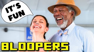 HILARIOUS MORGAN FREEMAN BLOOPERS COMPILATION Bruce Almighty Dolphin Tale Million Dollar Baby [upl. by Eissolf]