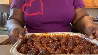 HOW TO COOK MEATBALLS WITH SWEET BABY RAY’S BBQ SAUCE [upl. by Miehar]